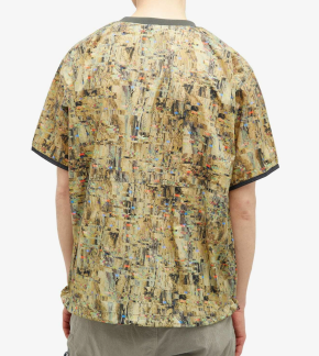 And Wander Printed Pertex Wind T-Shirt 3