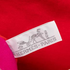 Hermes Red/Pink  Toile Bora Bora Pouch GM 6