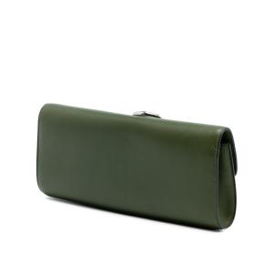 Hermes Green Tadelakt Egee Clutch 2