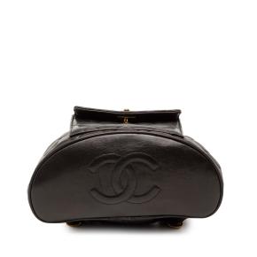 Chanel Black Medium Quilted Lambskin Duma Backpack 3