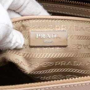 Prada Beige Large Saffiano Lux Galleria Double Zip Tote 5