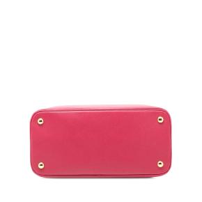 Prada Pink Medium Saffiano Lux Open Promenade Satchel 3