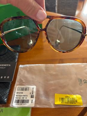 Bottega Veneta Blue Lens Sunglasses 3