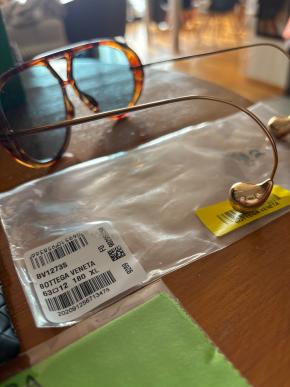 Bottega Veneta Blue Lens Sunglasses 6