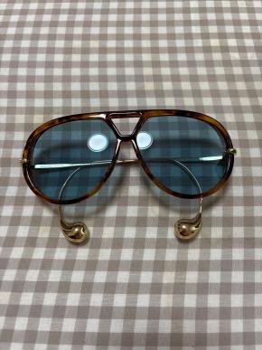 Bottega Veneta Blue Lens Sunglasses 2