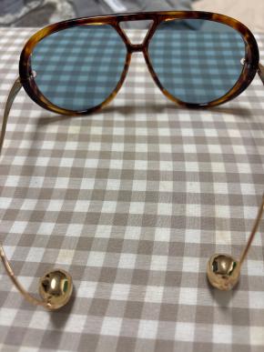 Bottega Veneta Blue Lens Sunglasses 9