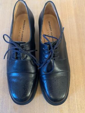 Robert Clegerie Black Leather Brogues 3