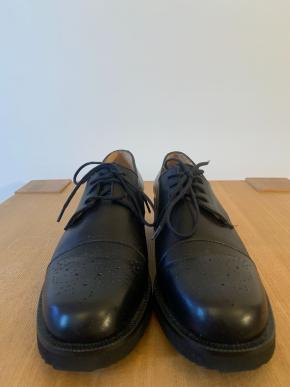 Robert Clegerie Black Leather Brogues 2