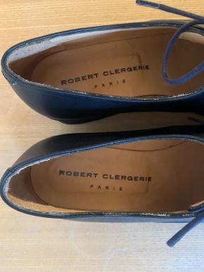 Robert Clegerie Black Leather Brogues 10