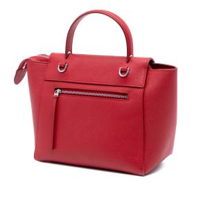 Celine Red Micro Grained Calfskin Belt Bag 2