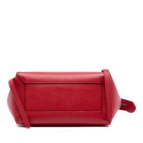 Celine Red Micro Grained Calfskin Belt Bag 3