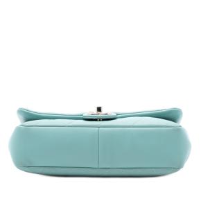 Chanel Light Blue Small Lambskin Elegant Chain Single Flap 3