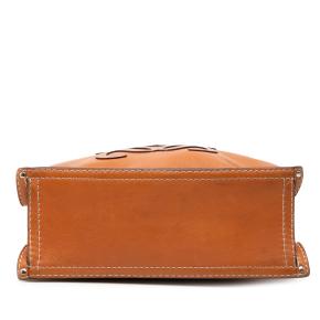 Loewe Tan Leather Anagram Crossbody 3