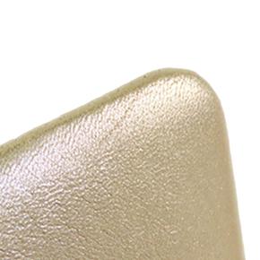 Chanel Gold Mini Rectangular Classic Metallic Lambskin Single Flap 12