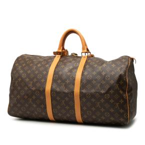 Louis Vuitton Coated Canvas Monogram Keepall 55 2