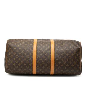 Louis Vuitton Coated Canvas Monogram Keepall 55 3