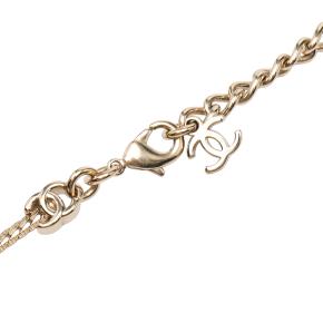Chanel CC Gold Plated Station Chain Long Necklace 4