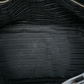 Prada Black Large Perforated Saffiano Lux Galleria Zip Tote 4