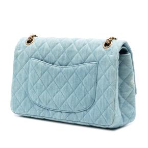 Chanel Denim Quilted  Reissue 2.55 Double Flap 226 2