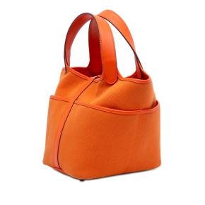 Hermes Orange Toile Goeland and Swift Cargo Picotin Lock 18 2