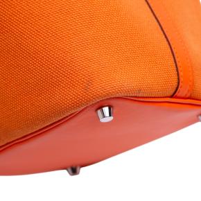 Hermes Orange Toile Goeland and Swift Cargo Picotin Lock 18 7