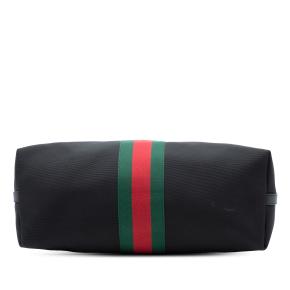 Gucci Black Techno Canvas Web Travel Bag 3