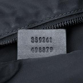Gucci Black Techno Canvas Web Travel Bag 6