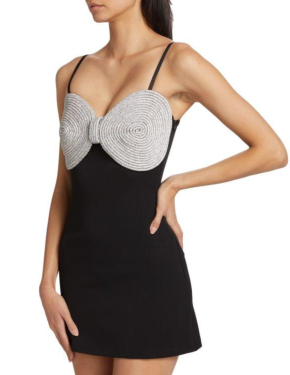 March & March Crystal-embellished Mini Dress 3