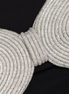 March & March Crystal-embellished Mini Dress 5