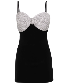 March & March Crystal-embellished Mini Dress 4