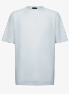 Sease Linen-Cotton Blend Knit T-Shirt 2