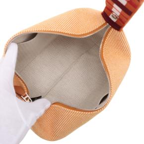 Hermes Orange Small Wool Bride a Brac Au Carre Case 3