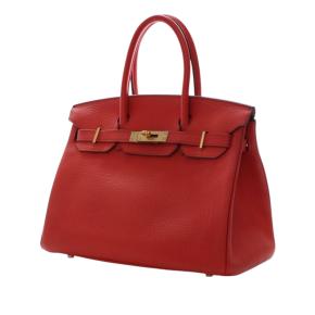 Hermes Vermillion Togo Birkin Retourne 30 10