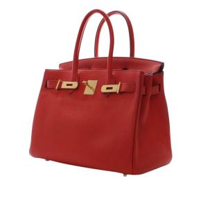 Hermes Vermillion Togo Birkin Retourne 30 8