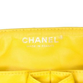 Chanel Yellow Chevron Jersey East West Flap 5