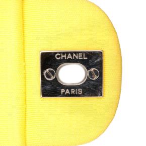 Chanel Yellow Chevron Jersey East West Flap 6