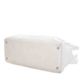 Chanel White Medium Calfskin Executive Cerf Tote 5