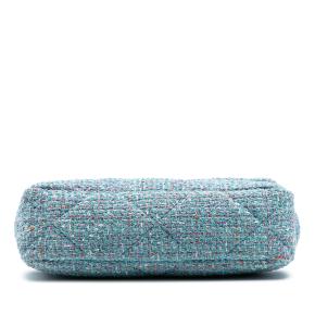Chanel Blue Large Tweed 19 Flap 3