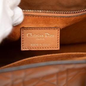 Dior Tan Large Ultra Matte Calfskin Cannage Embossed Lady Dior 5