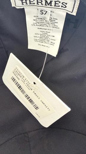 Hermes Marine Blue Davis Varsity Cap 9