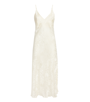 Natori Ines Jacquard Silk Slip Dress 4