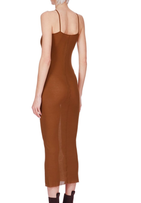 Rick Owens Skorpio Ribbed-Knit Midi Dress 2