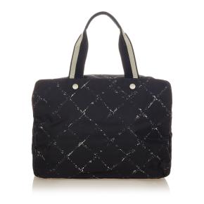 Chanel Old Travel Line Nylon Handbag 10