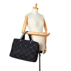 Chanel Old Travel Line Nylon Handbag 8