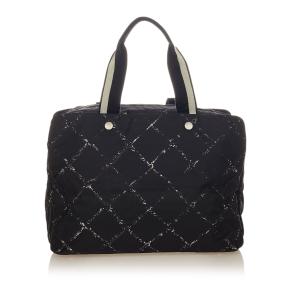 Chanel Old Travel Line Nylon Handbag 3