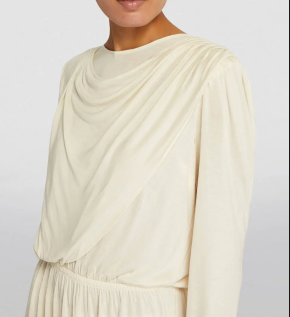 Ninety Percent Draped Muay Midi Dress 5