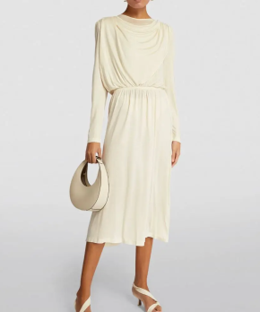Ninety Percent Draped Muay Midi Dress 2