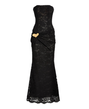 Rowen Rose Lace Heart-Detail Maxi Dress 2