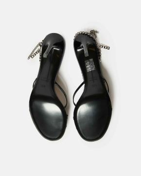 Gucci Patent And Crystal Sandals 4