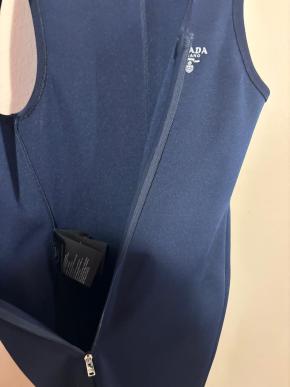 Prada Navy Blue Lycra Jumpsuit 9